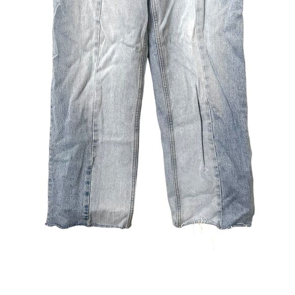 ABERCROMBIE & FITCH Crop Wide Leg Ultra High Rise Denim Sz 26/2R‎ - Picture 5 of 7